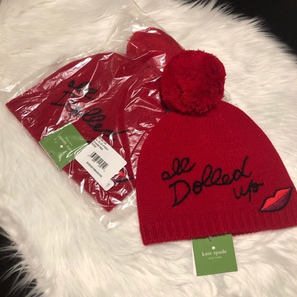 Kate Spade Pom Pom Beanie NWT - Picture 5 of 9